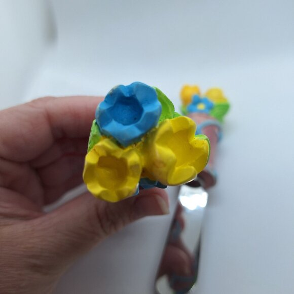 Flower Pot Easter Spring Novelty Appetizer Knife Vintage Souvenir‎ Collectible - Picture 3 of 4